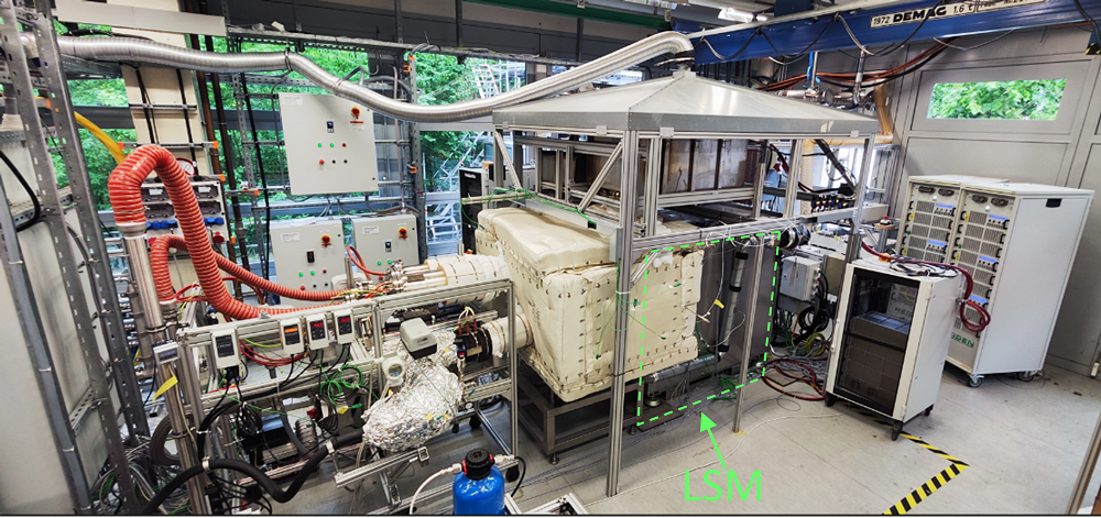 Figure 2 GALACTICA test rig with 30 kWe LSM from SolydEra