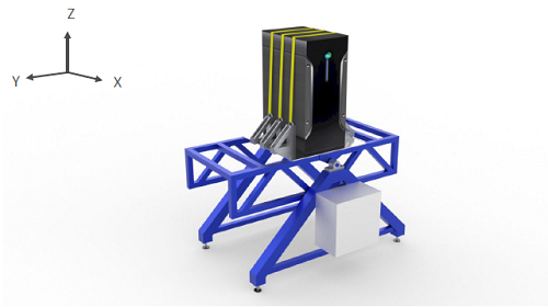 Figure 1 Concept design of the inclination experiment